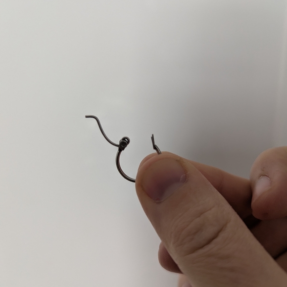 Silver Hoops - Picture 3 of 3